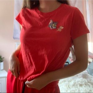 TOM AND JERRY GRAPHIC TEE❤️🤎